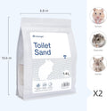 Niteangel Training Litter Potty Sand: 1.4 L x 2 Absorb Odor & No Dust