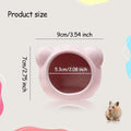 Ceramic Hamster House, Cute Animal Shaped Hamster Cave, Summer Cool Small Animal Hideout Habitat Decor for Dwarf Hamster