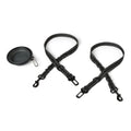 Amazon Basics Dog seat Belt, Adjustable Dog Car Harness, Adjustable Length 26"-39", Includes Collapsible Travel Bowl, Black