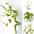 Reptile Plants for Terrarium Tank – Bearded Dragon Tank Accessories, Artificial Hanging Plant Vines, Habitat Decor & Hid