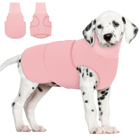 AOFITEE Dog Anxiety Calming Hoodie, Thunder Jacket for Dogs Anxiety, Breathable Calming Shirt for Fireworks, Thunder, Travel, Separation, Pet Hoodies for Noise Block & Ear Protection, XS