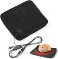 BESPORTBLE USB Heating Pad for Small Animals, Soft Heated Pet Mat with Temperature Controller, Warming Mat for Hamster S