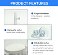 UPETTOOLS 1.4inch Nano Aquarium Air Stone Kit, Quiet Bubble Diffuser