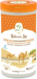 Pawfect Nature's Sip Camel Milk Powder with Papaya, Banana, Broccoli & Flaxseeds for Dogs- Easily Digestible- Pre & Prob