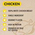 Life Essentials by Cat-Man-Doo | Chicken - 5oz. Bag | Freeze Dried Chicken Cat & Dog Treats | Healthy, Single Ingredient, Training Treats, High Protein
