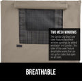 GORILLA GRIP Dog Crate Cover, Wire Kennel Cage Topper, 24 in