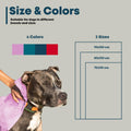 Extra Large Dog Towel for Big Dogs, Blue, XL