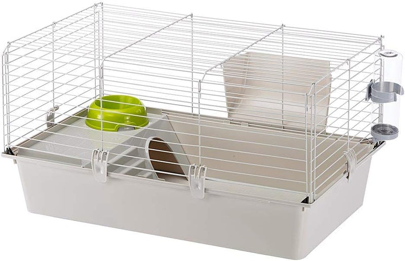 Ferplast Cavie Guinea Pig Cage & Rabbit Cage | Pet Cage Includes All Accessories to Get You Started & a 1-Year Warranty