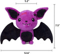 Blnboimrun Halloween Dog Toys for Aggressive Chewers, Squeaky Plush Bat with Crinkle Paper, Durable Interactive Chew Toy