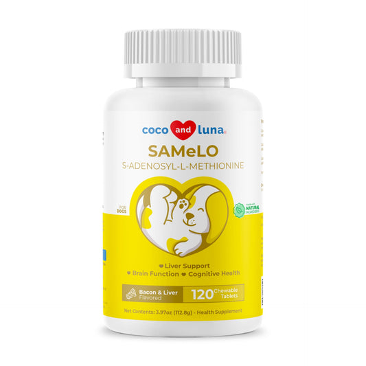 Same for Dogs - 120 Chewable Tablets - S-Adenosyl-L-Methionine, Liver Supplement - Brain Health, Promotes Cognitive Support, Liver Support (Same Tablet)