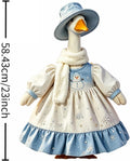 Christmas Porch Goose Outfits 23 Inch Goose Statue Winter Clothes