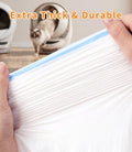120 Count Cat Litter Bags Compatible with Automatic Litter Box Robot 3/4/5
