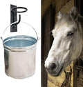 ROYHOO 2PCS Bucket Hooks for Horses Equestrian Bucket Hook Metal Water Bucket Hangers Horse Stalls Feed Bucket Barn Farm