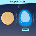 Landical 100 Pcs Glow in the Dark Rocks for Garden,Dark Blue,1.8 Inch