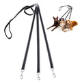 LTSGORY 3 Way Dog Leash Detachable Reflective Coupler Tangle Free 3 in 1 Multiple Double Dog Lease with Soft Padded Handle Walking Training Outdoor
