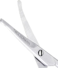 Tweezerman Pet Grooming Scissors, Stainless Steel Rounded Tip Trimming Shears for Dogs and Cats