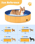 Foldable Dog Pool, 40" Pet Swimming Pool