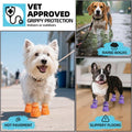 JZXOIVA Dog Shoes for Hot Pavement, Dog Booties for Small Dogs, Breathable Dog Boots & Paw Protectors, Adjustable Non-Sl