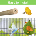 Bird Snuggle Tent - Hanging Sleeping Hut with Perches for Small Birds Parrot Parakeet Cockatiel Conure Budgie Finch Quak