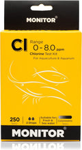 Monitor Chlorine Test KIT (250 Tests) - Monitor Aquarium and aquaculture Water Quality