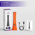 TactEagle UV Flashlight Black Light, 365nm Blacklight Pet Urine Detector, Rechargeable Blacklight Flashlight for Dog/Cat Urine Stains, Bed Bug, Resin Curing, Scorpions Finder, Orange