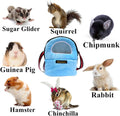 Hamster Carrier Bag, Upgraded Small Animal Bonding Soft Hedgehog Pouch Portable Outgoing Travel Bag with Adjustable Stra