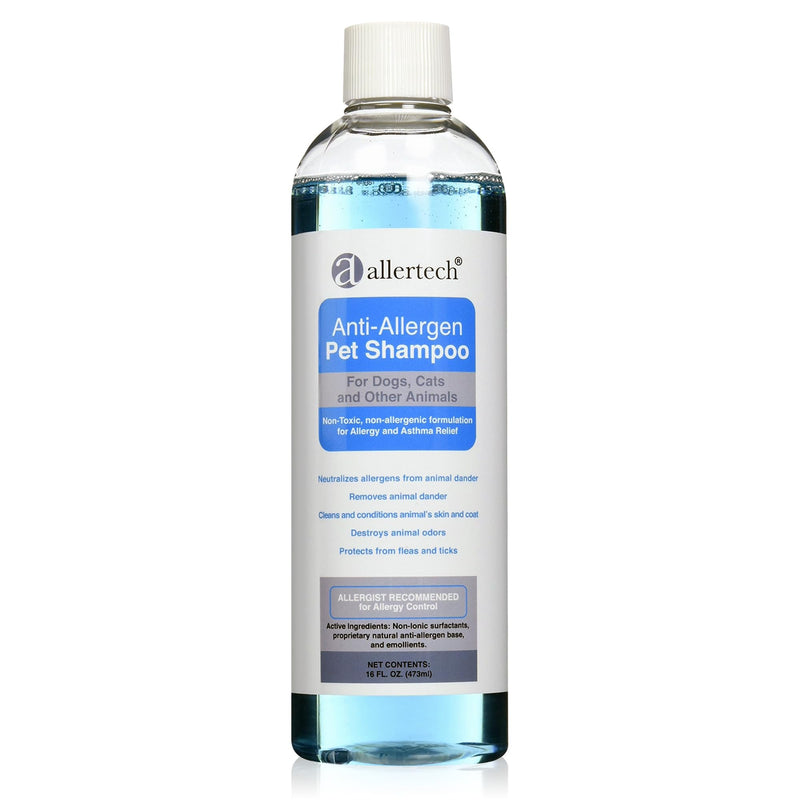 Allertech® Anti-Allergen Pet Shampoo 16-oz Bottle