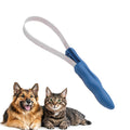 Dog Shedding Blade Dual-Sided Shedding Blades Stainless Steel Doggie Deshedding Brush Tool Curry Comb Dogs Brush Slicker