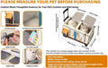 Large Cat Carrier with Wheels, Rolling Folding Soft-Sided for 2 Cats