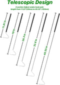 Snake Hook 40" – Telescopic Stainless Steel Reptile Grabber Stick for Safely Handling Snakes and Lizards, Lightweight & 