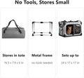 Large Cat Carrier for 2 Cats, 24x17x17 in, Metal Frame