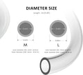 FZONE Aquarium Tubing 5/8" ID 3M Clear PVC Hose for Filters