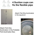 Foldable Fish Acclimation Box - Saltwater & Freshwater Aquarium Acclimator, Shrimp & Betta Fish Breeding Box