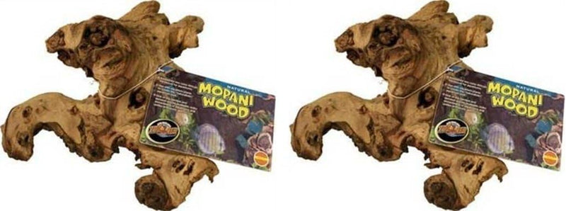 Zoo Med Laboratories (2 Pack) Mopani Wood, Small, 6 to 8-Inch