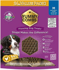 Yummy Combs Dog Dental Treats – Vet VOHC Approved – Delicious Chicken Protein – Removes Tartar with Cleaning Comb Shape 