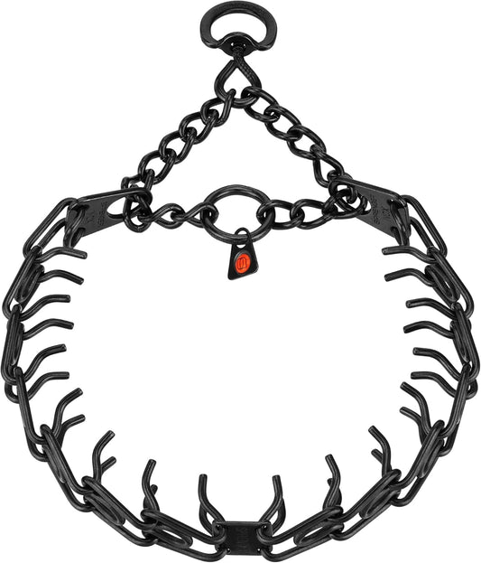 Herm. Sprenger Ultra-Plus Prong Dog Training Collar, Anti Pull Training Pinch Collar, Stainless Steel (3.0 mm x 17" Neck Size; 20" Chain Length) - Swivel-Ring Version