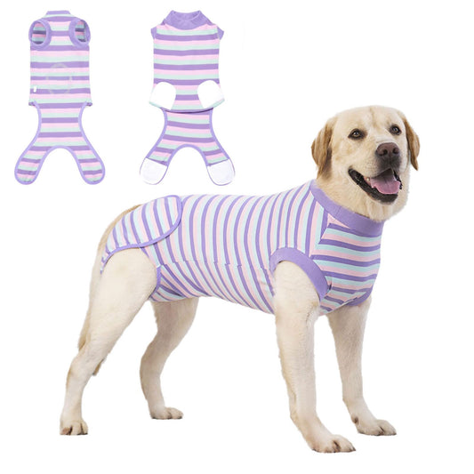 Henofen Recovery Suit for Dogs After Surgery, Dog Onesie Suit for Surgery Female Spay, Pet Recovery Shirt Abdominal Wounds Bandages(M)