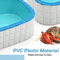 1 Pack Hermit Crab Climbing Toy Small Bathtub Water Basin Food Bowl for Hermit Crab Small Reptiles