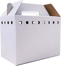 Cardboard Pet Carriers for Small Animals, Hamsters, Gerbils, Birds, Reptiles, Not for Cats or Dogs, Disposable Cardboard