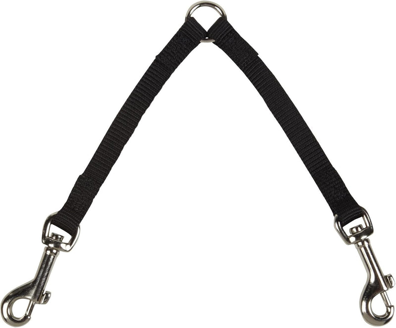 Guardian Gear Nylon 2-Way Small Dog Coupler with Nickel-Plated Swivel Clip, 4