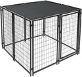 Dog Kennel Shade Cover 95% Sunblock Shade Tarp Panel Net Mesh with Grommets for Outdoor Dog House Large Pet Crate Chicke