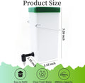 2Pack Rabbit Water Bottle for Cage, 32oz Small Animal Water Dispenser Water Bottle for Small Pet/Bunny/Ferret/Hamster/Gu