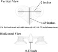 Aquarium Fish Tank Divider Suction Cup, 4 Pieces