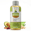 Oatmeal Dog Shampoo and Conditioner for Allergies, Itching and Sensitive Skin - Smelly, Itchy Pet Cleaning Supplies - Puppy Wash, Anti Itch and Dandruff, All Natural Formula - with Omega 3's