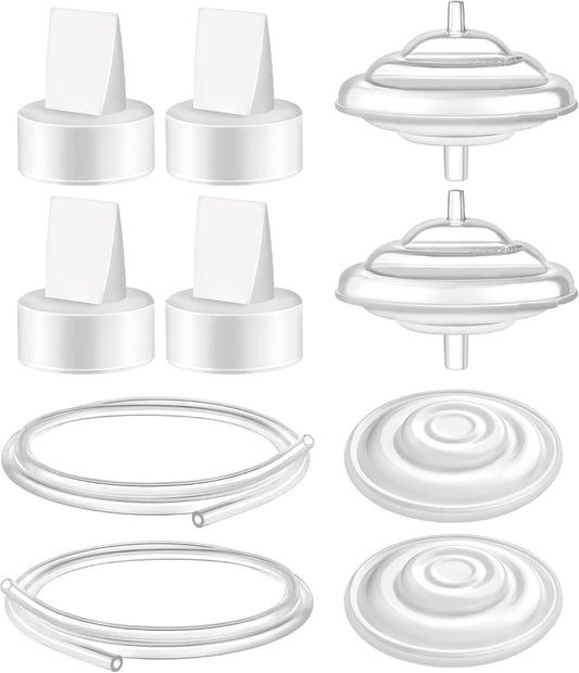 Maymom Pump Parts Compatible with Spectra S1 S2 9 Plus Breastpump Replace Backflow Protector Membrane Duckbill Valve Tub