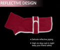 Geyecete Dachshund Sweaters for Dogs - Perfect Winter Coat with Padded Fleece Lining and High Collar - Dog Snowsuit with