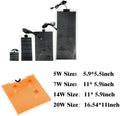 5W Reptile Heating Mat 5.9 Inch *5.5 Inch 110v -- Reptile Heat Pad with Temperature Adjustment, Terrarium Heat Mats, Saf