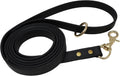 JIM HODGES DOG TRAINING Gummy K9 Dog Leash, Biothane, Dog Training Leash, Made in The USA, 6 Feet, Various Sizes & Colors (5/8, Black)