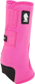 Classic Equine Legacy2 Support Boots, Front (Hot Pink, Medium)