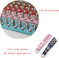 Spiked Dog Collars for Medium Dogs, Studded Spike Collar for Dogs, Black M